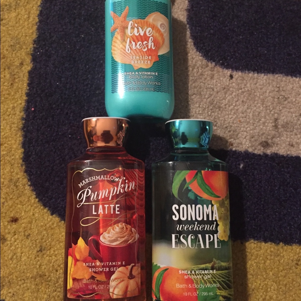Shower gel and body lotion bundle
